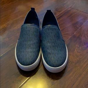 Michael Kors navy blue shoes